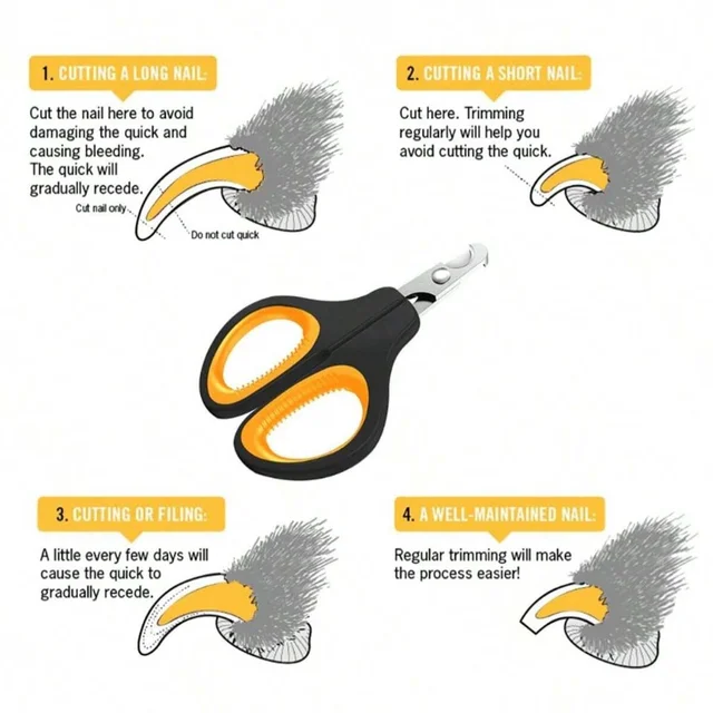 1pc  Pet universal nail clipper, cat dog nail clipper, scratch resistant nail clipper, specialized nail clipper for kittens 6