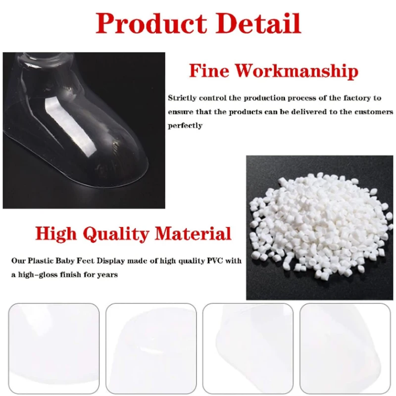 10/50pcs 8cm 9cm 10cm 12cm Plastic Transparent Gift Shoe Model Display Booties Mould plastic shoe model