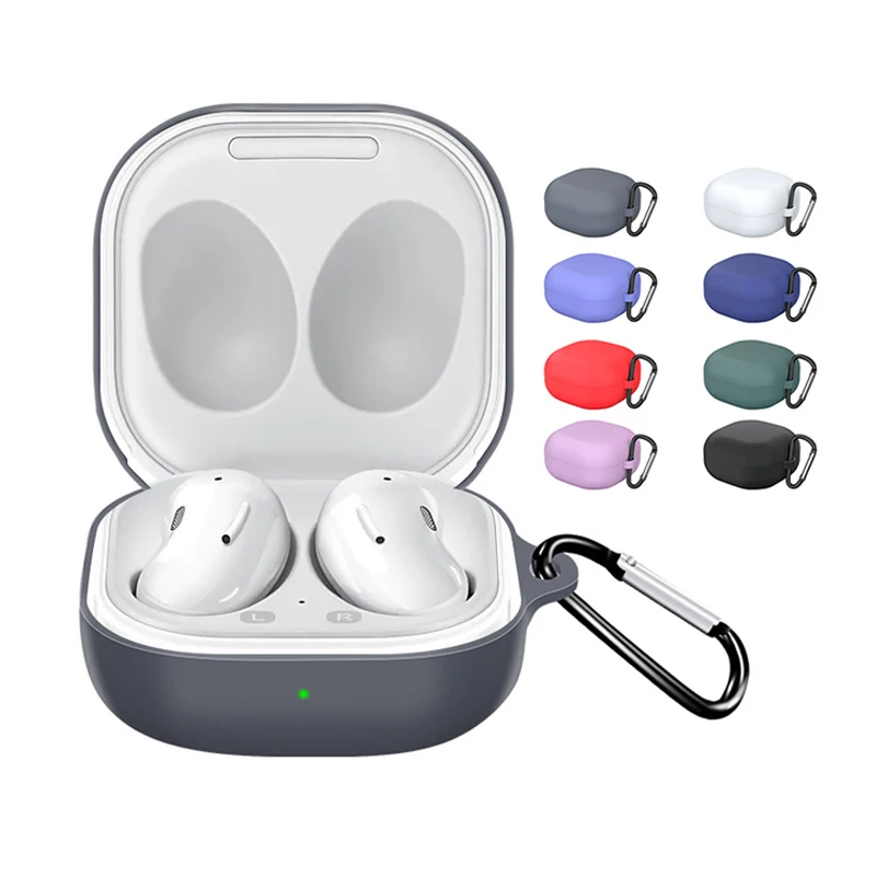 

Защитный чехол из ТПУ/силикона с крючком для наушников для Samsung Galaxy Buds 2/Buds + Gen 2/Buds 2 Pro/ Buds