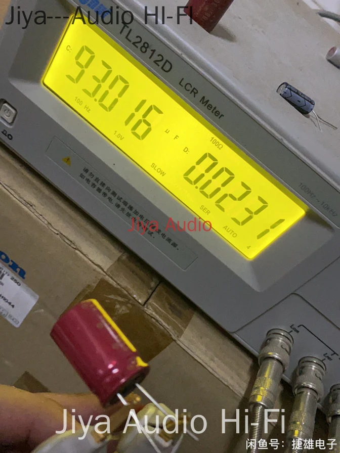 ELNA Red Robe Cerafine BP 100uF/35V Audio Electrodeless Electrolytic Capacitor Made in Japan 16*25 2pcs/5pcs