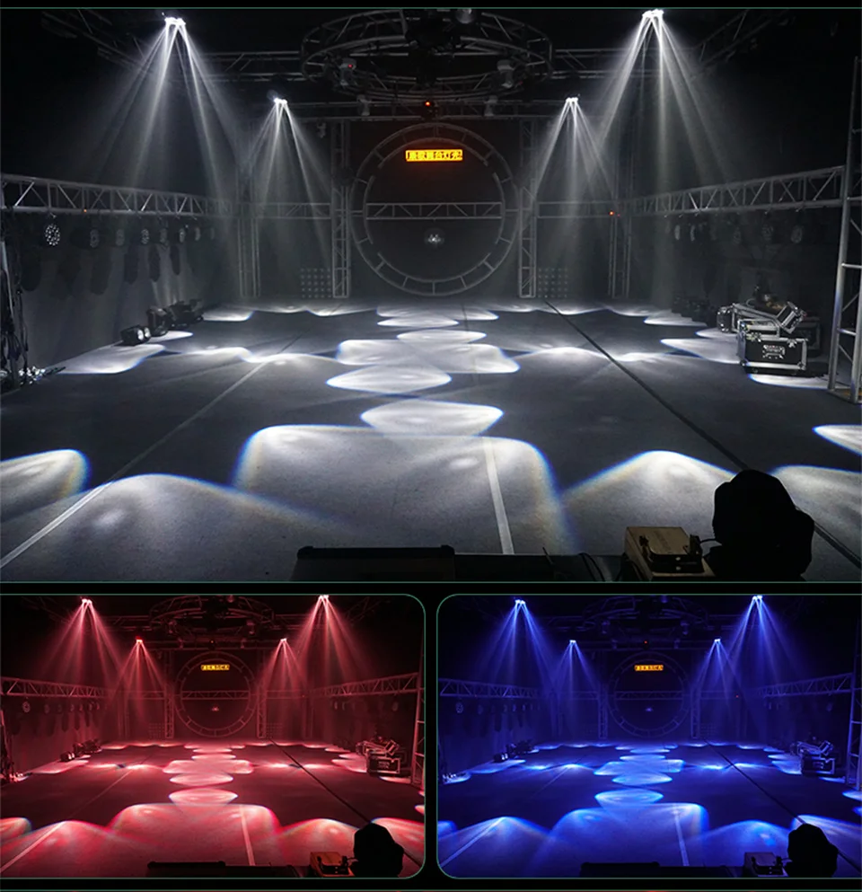 6x15W RGBW Moving Head Laser Light Led 4in1 Bee Eyes Stage Wash Beam Lights 18/2
