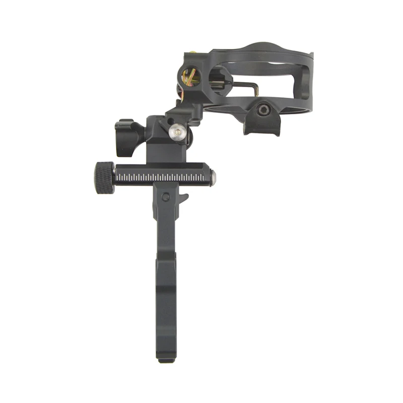 Hot Selling Adjustable Up Down Left And Right Compound Bow Seven-Pin Sight 0.019 Bow Pin Sight For Hunting Shooting