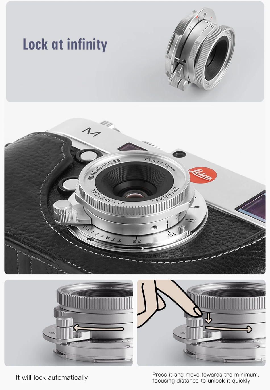 TTArtisan 28mm F5.6 Mマウント シルバー　美品 M 28mm f5.6 Silver – TTArtisan