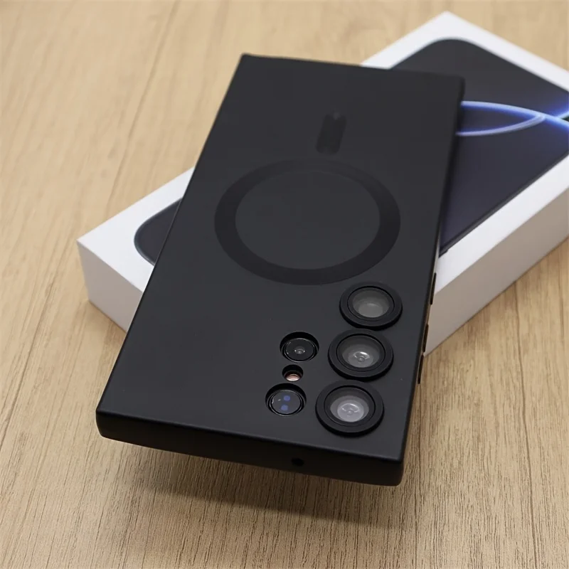 Premium Abrasive Phone Case with Magnetic Wireless Charging
