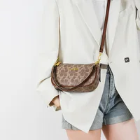 Sac sous les bras en cuir PU pour femmes, sac à bandoulière rétro imprimé Floral, sac à main de luxe de styliste élégant pour dames 4