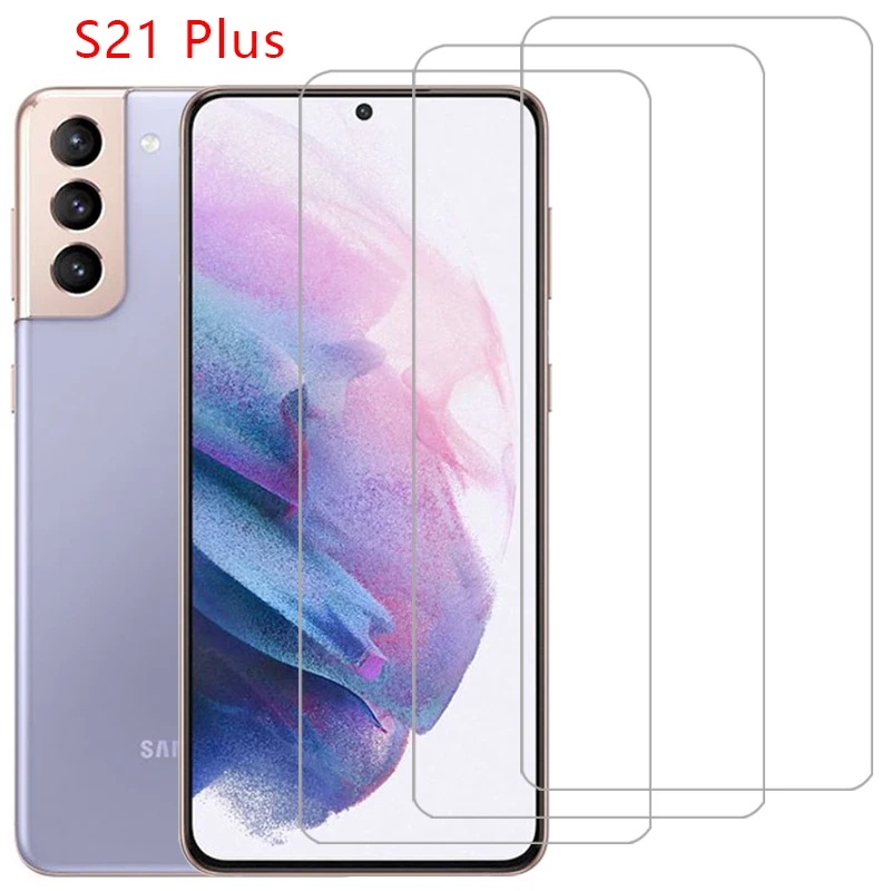 Custodia Per Samsung Galaxy S21 Plus 5G Cover Vetro Temperato Su Samsungs21 S 21 21 S S21Plus Pro Coque Samsun Samsumg Sansung Galxy