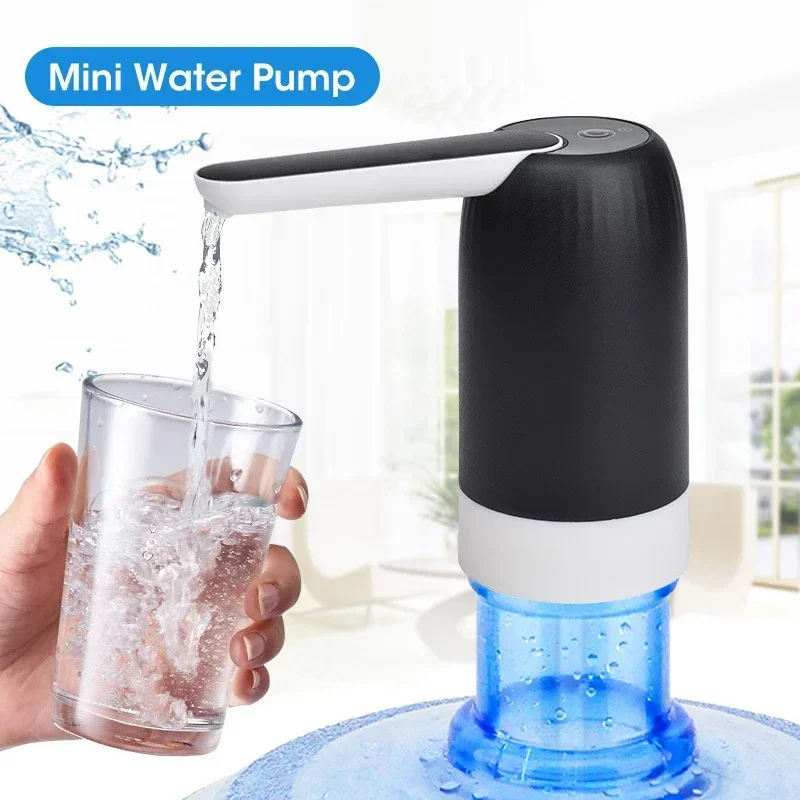 Water Dispenser Bottle Pump, Electric Water Pump Automatic Switch Water Dispenser Portable USB Charging DrinkingWaterDispenser 3