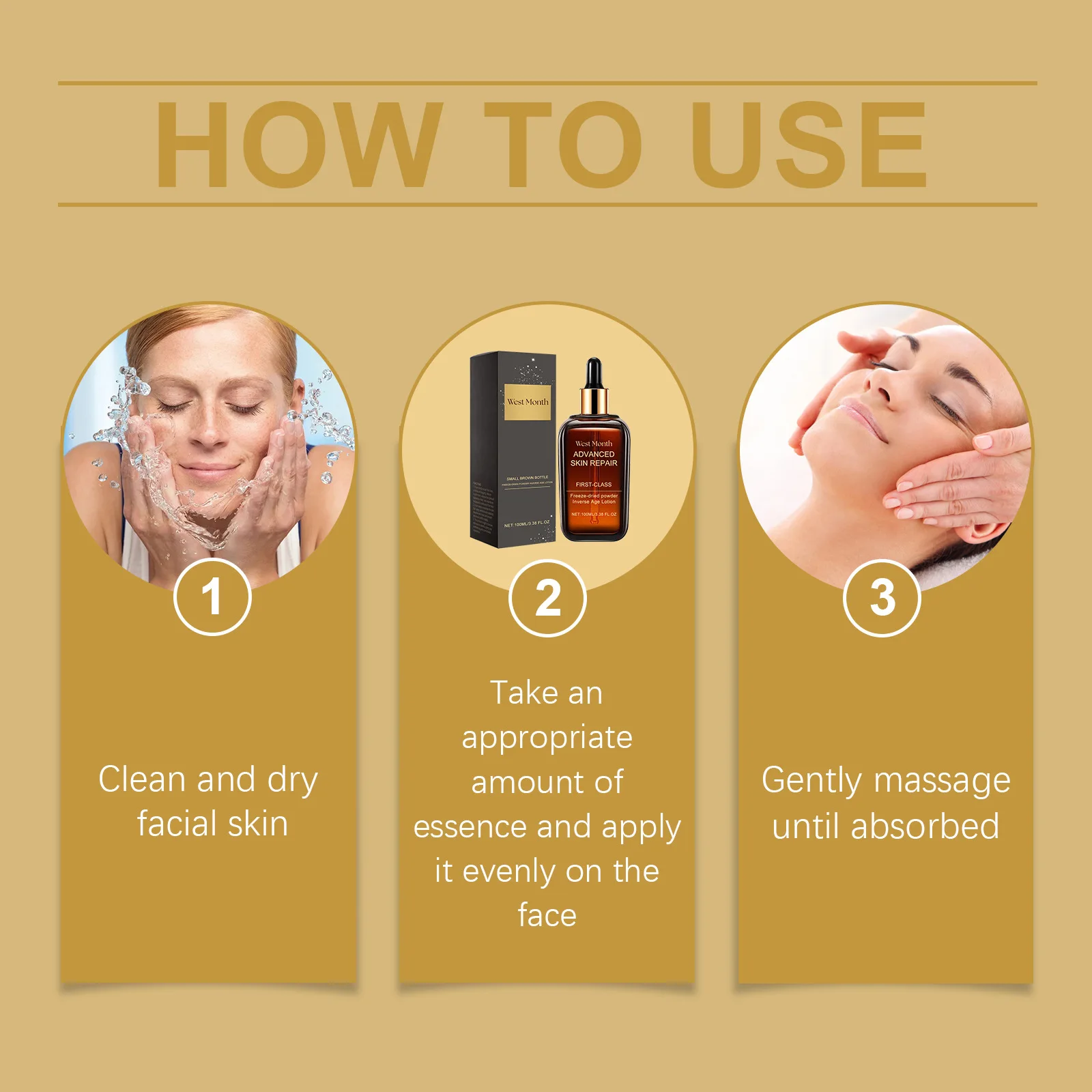 Collagen Serum Deeply Moisturizing Improve Dryness Reduce Fine Lines Restore Smoothness Enhance Luster Repairing Facial Essence 3