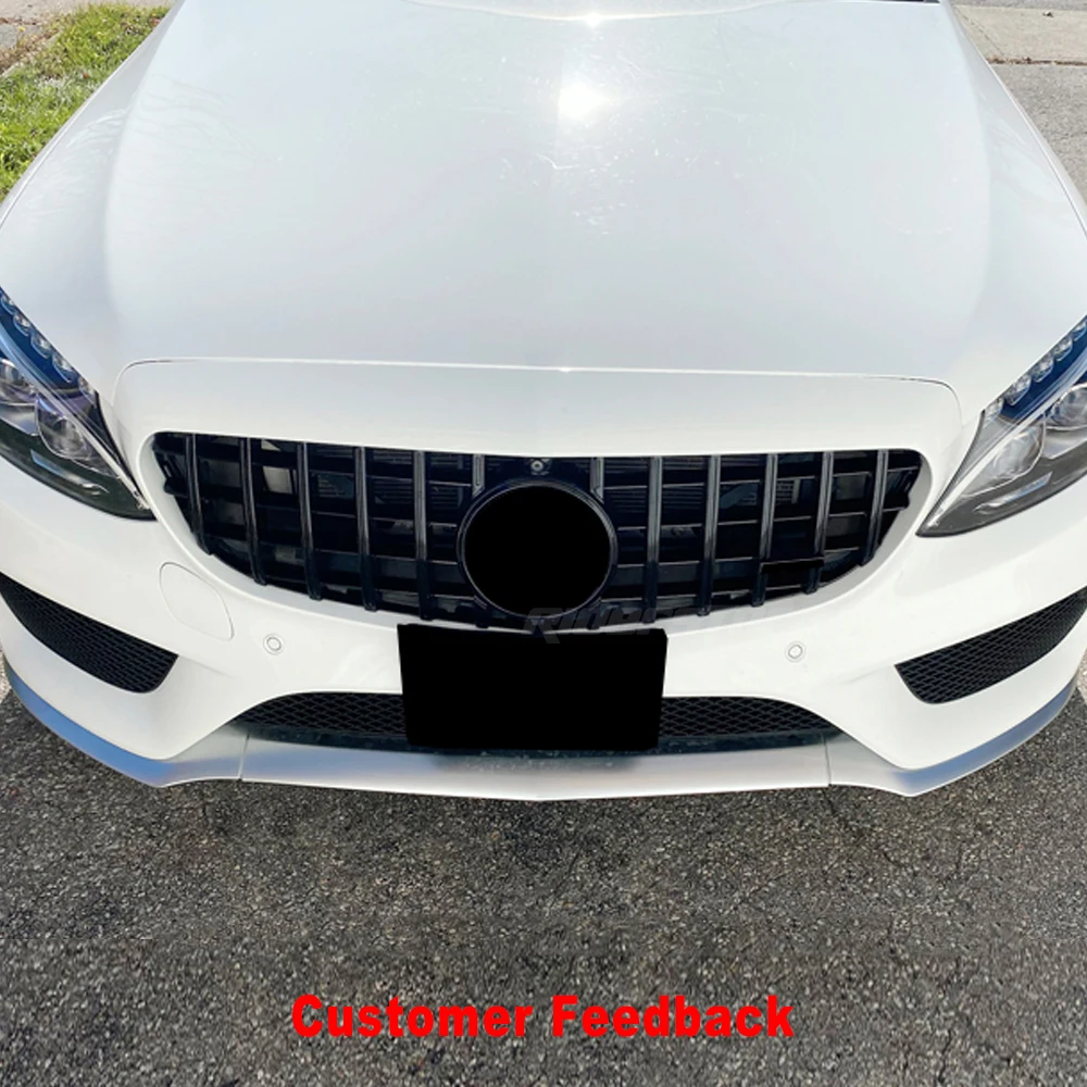 2015-y GT Grill For mercedez bens C Class w205 Gt Front grill GTR Grill for c205 c180 c200 c250 c300 c43 front racing grill