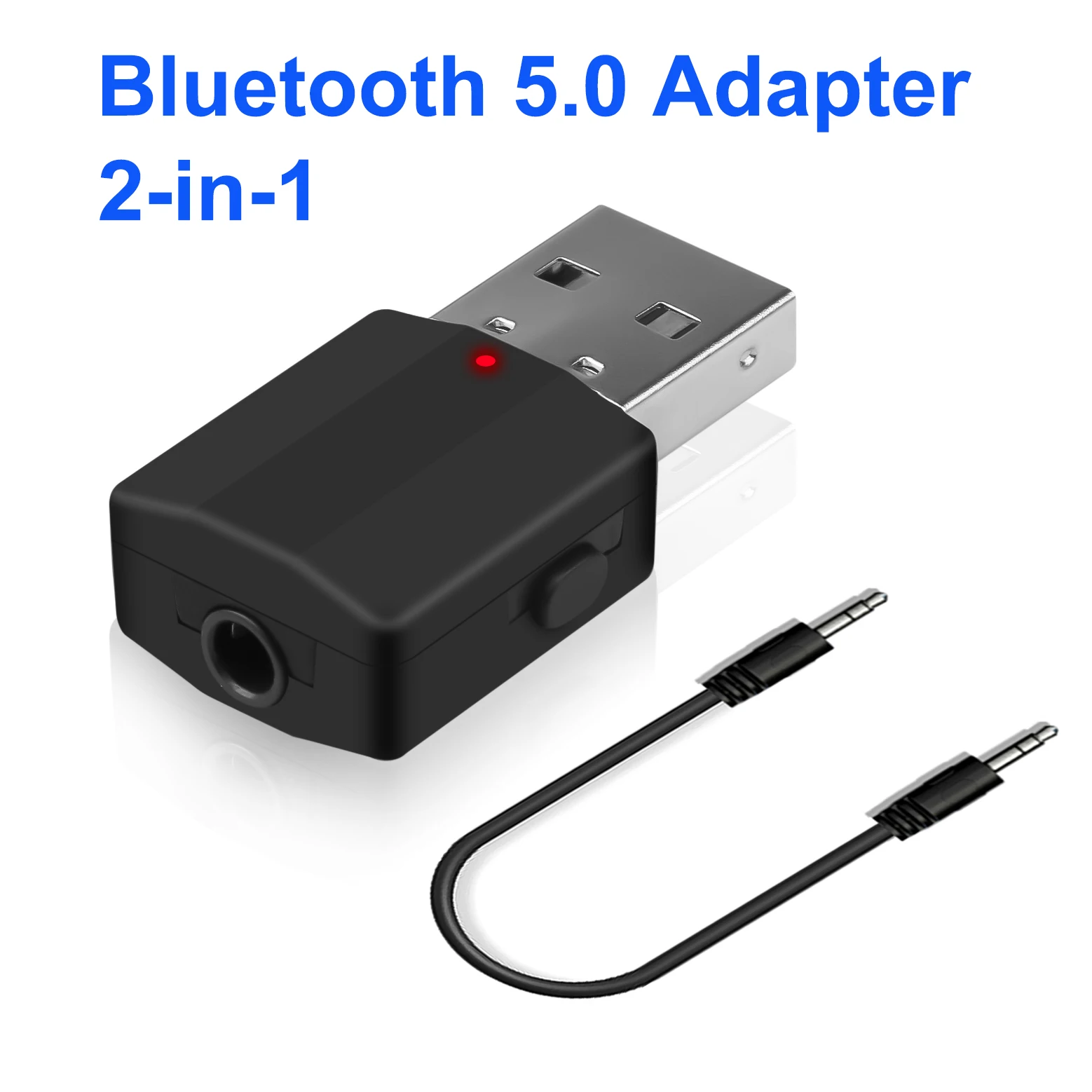 Wireless Bluetooth 5.0 Adapter Mini 3.5mm AUX Stereo Audio Transmitter Receiver For Car Music TV PC bluetooth adapter bluetooth audio receiver bluetooth transceiver adapter audio adapter bluetooth aux adaptor