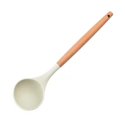 Silicone and Wood Kitchen Utensils Set - Non-Stick Cooking Tools Collection (1pcs t)