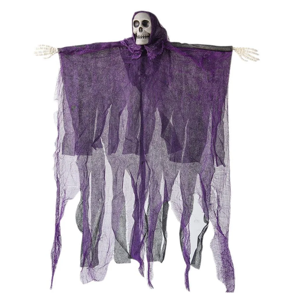 Spooky Hanging Skeleton Ghost Decoration