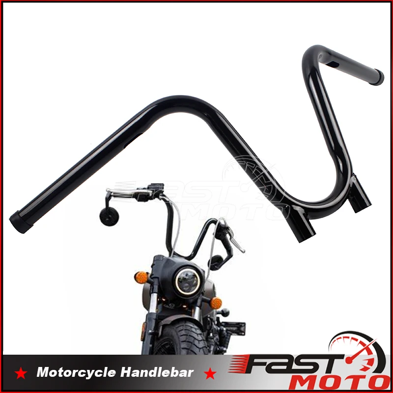 Moto 9.5 "Rise Ape Hanger Manubrio Per Harley Softail Sportster Xl 883 1200 Flst Fxst Custom Cafe Racer Chopper Bobber