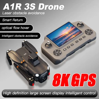 A1R 3S Originale 8K Drone 4K Professionale 5G GPS 360 °   Evitar ostacoli laser Quadcopter pieghevole senza spazzole RC Distanza 3KM Dron
