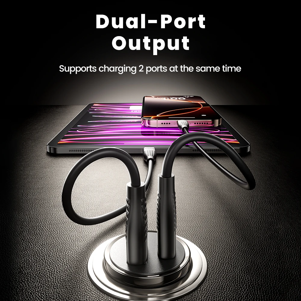 Toocki 30W Dual-Port Fast Charging Car Charger