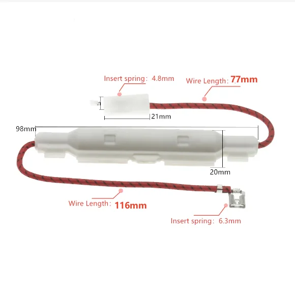 Car Fuse Holder 5KV Microwave High Voltage Fuse General Purpose Flame Retardant Fuse Holder