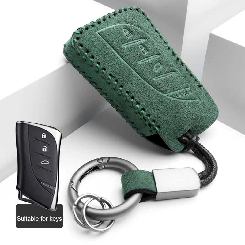 

Alcantara Car Key Case Cover Keychain For Lexus NX IS RX ES GX LX LS UX GS 200 260 300 350 NX200 NX300 RX350 ES300 Accessories