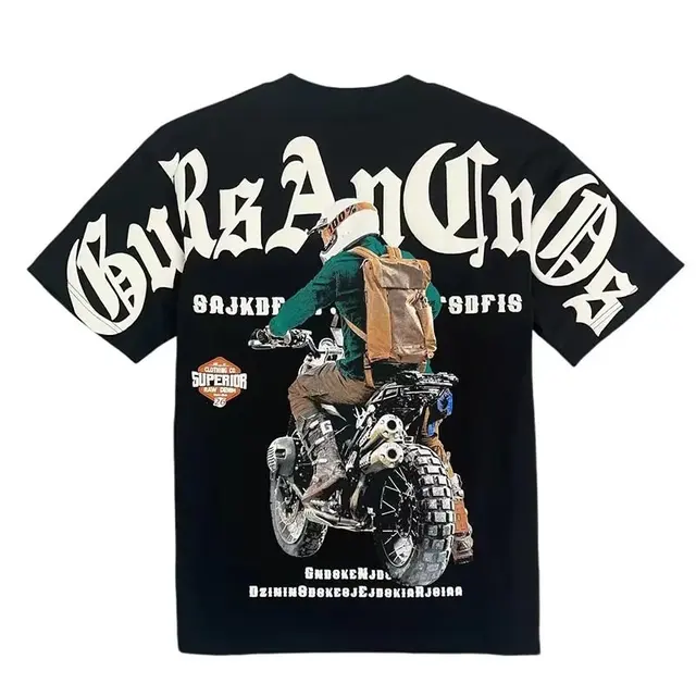 Camiseta de verano para hombre, Camisetas estampadas de moda