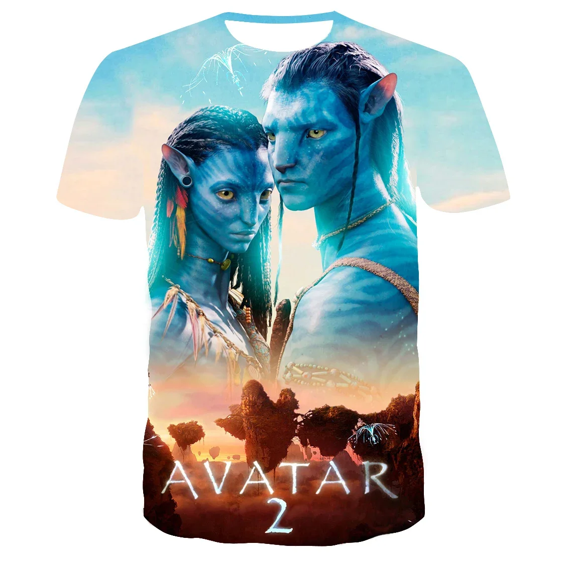 MINISO T-Shirts Avatar The Way of Water 3D Print Streetwear Men Women Fashion Oversized T Shirt Kids Boy Girl Tees Tops Clothing 6