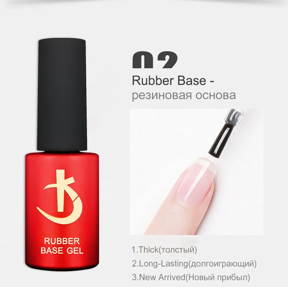 Description Picture 4 of itemKODI JYJ Latest Thick Nail Base Coat 7ml Gel Varnish for Nail Manicure Semipermanent Rubber Base and Top Gel Nail Polish Gellak