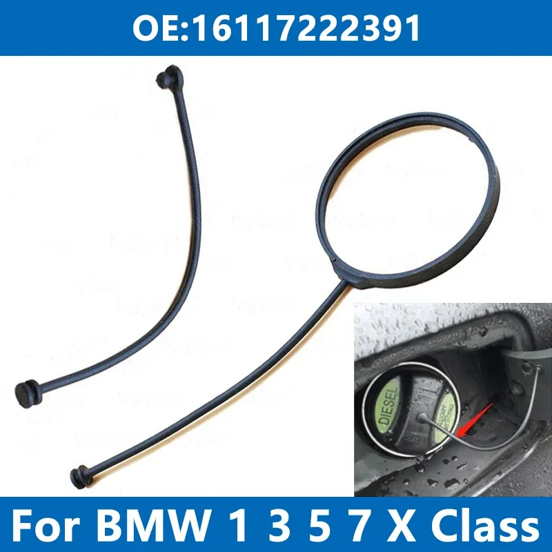 Fuel Cap Car Fuel Tank Cap Cover Line Cable Rope Ring 16117193372 For BMW F01 F10 F15 F20 F25 F30 F34 E46 E60 E70 E84 E90 Petrol Diesel