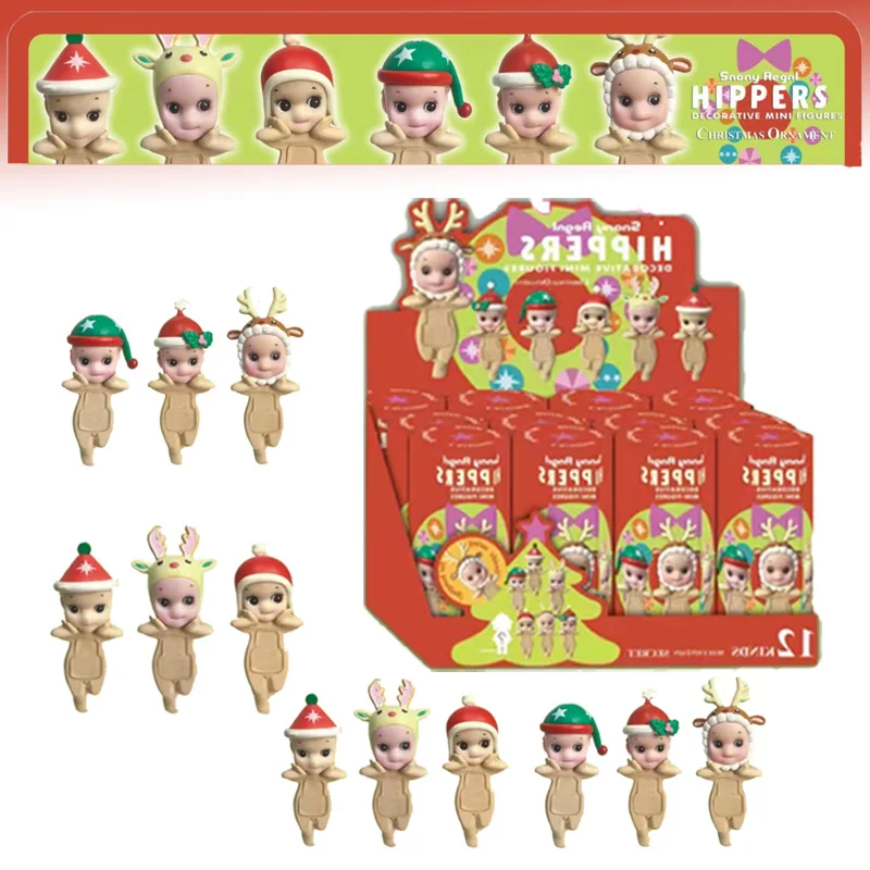 thumbnail image 1 of Caja sorpresa de la serie Hippers de Sonny Angel, caja de la serie navideña de Sonny Angel, figura coleccionable, modelo de juguete para niños, regalos de Navidad, 1 of 5