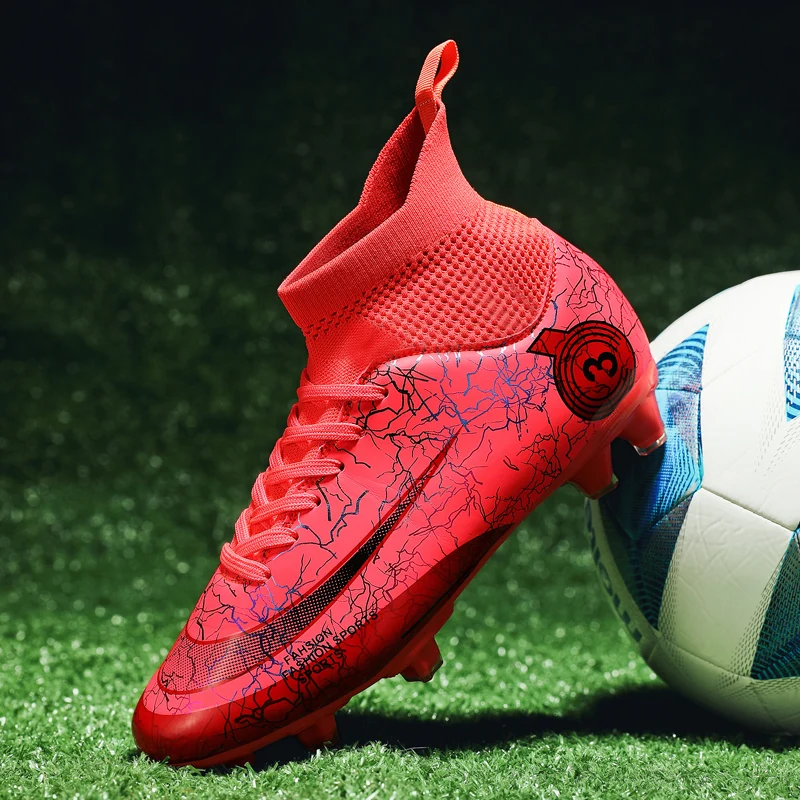 Long Spikes Society Herren Fußball Indoor Rasentraining Fast Field Boots Cleats Mann Turnschuhe Futsal Fußballschuhe_voghion.com