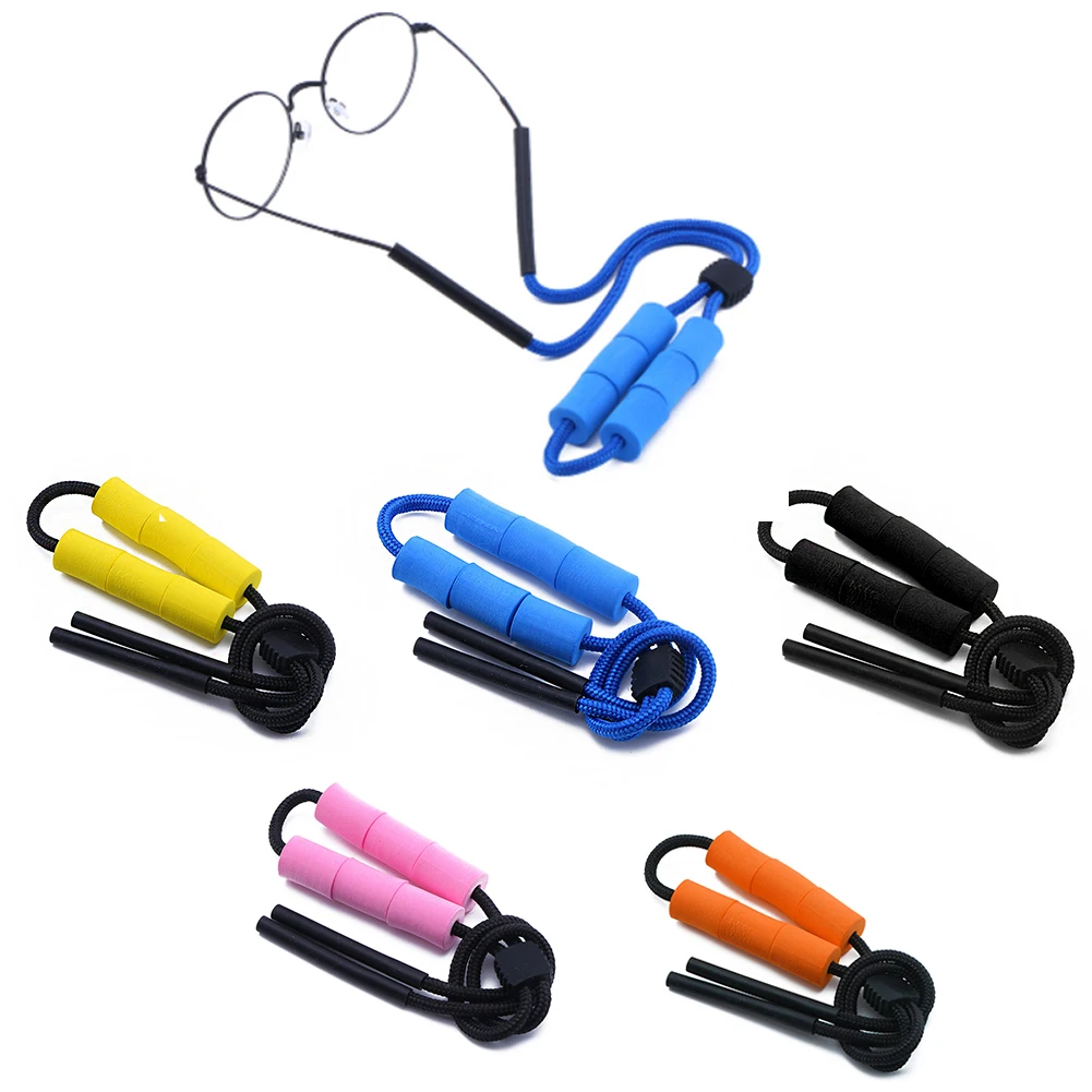 

Retail 1Piece Float Sunglasses Lanyard Adjustable Multicolor Floating Foam Sunglasses cord Holder Multi Color