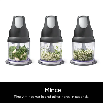 Vegetable Garlic Spice Chopper for Chopping, Mincing and Pureeing for Soups, Sauces, Condiments, Toppings, Dips and More 3