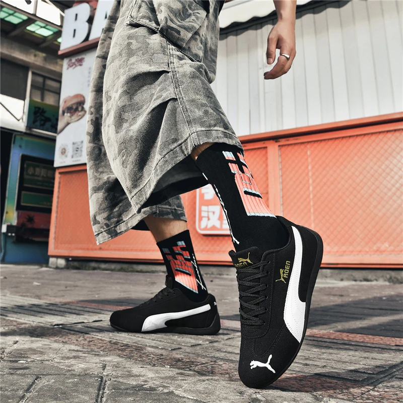 The genuine leather lightweight soft-soled Forrest Gump sneakers are fashionable and versatile low-top sports and casual shoes 6