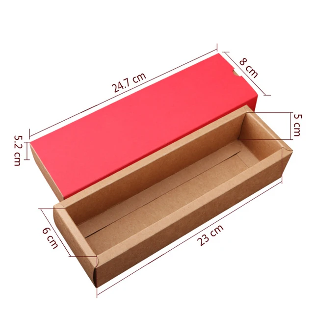 10 Darabos Fiókos Stílusú Kraft Papír Ajándékdobozok Esküvői Születésnapi Party Cukorka Keksz Ajándékok Csomagoló Doboz Termék - Image 4