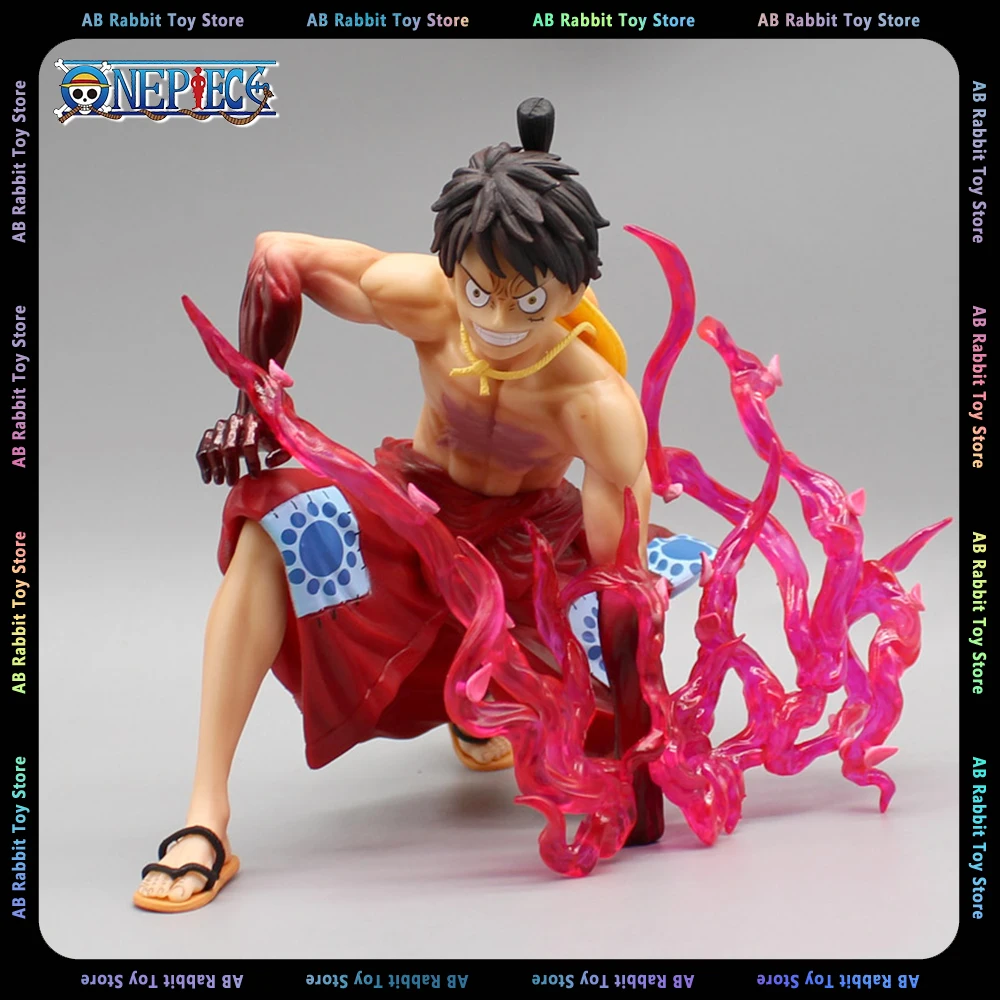 

20cm One Piece Figure Monkey D. Luffy Wano Country Anime Figures Luffy Figurine Pvc Statue Model Doll Collectible Ornament Toys