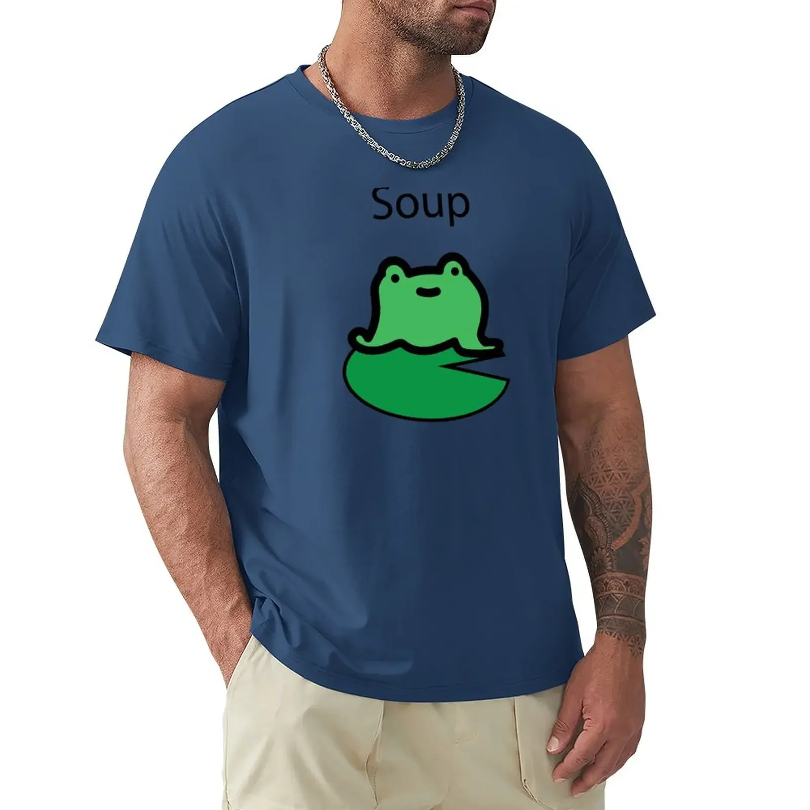

Soup T-Shirt vintage kawaii clothes quick drying tshirts for men