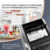 5-in-1 Water Cooler with Ice Maker, Water Dispenser for 5 Gallon Bottle, Bottom Loading, Hot/Cold Water Dispenser Built- 3