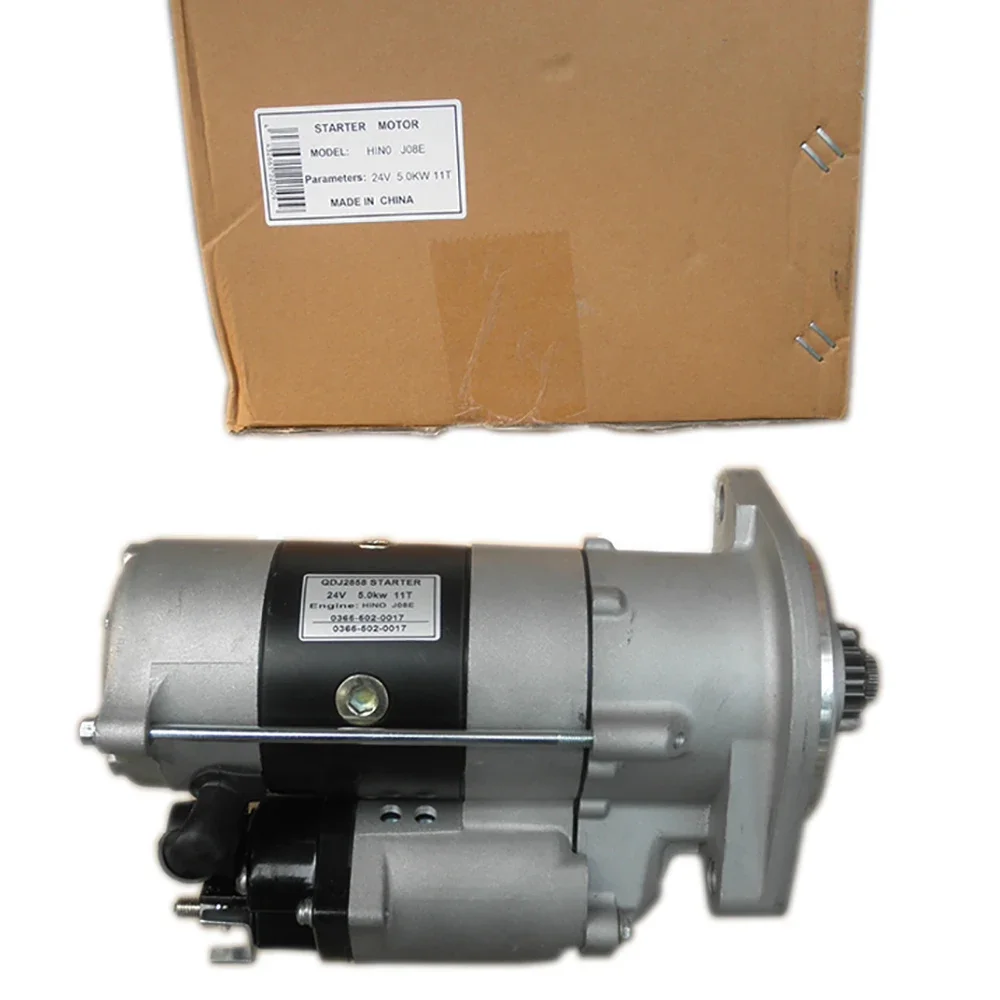 

High Performance Diesel Starter Motor 12V 24V 28100 E0080 HINO JO8E For Yutong Kinglong Higer Bus custom