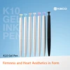 Kaco K10 Gel Pens High Value 0.45mm Black Ink עט מחיק High Capacity Kawaii Stylo For School Office Writing Aesthetic stationery 2