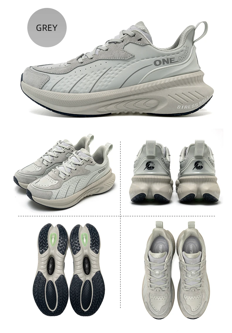 Onemix-Sportschuhe für Damen, Lederschuhe, wasserdicht, leicht, bequem, atmungsaktiv, Laufen, Herbst und Winter – Detail 15