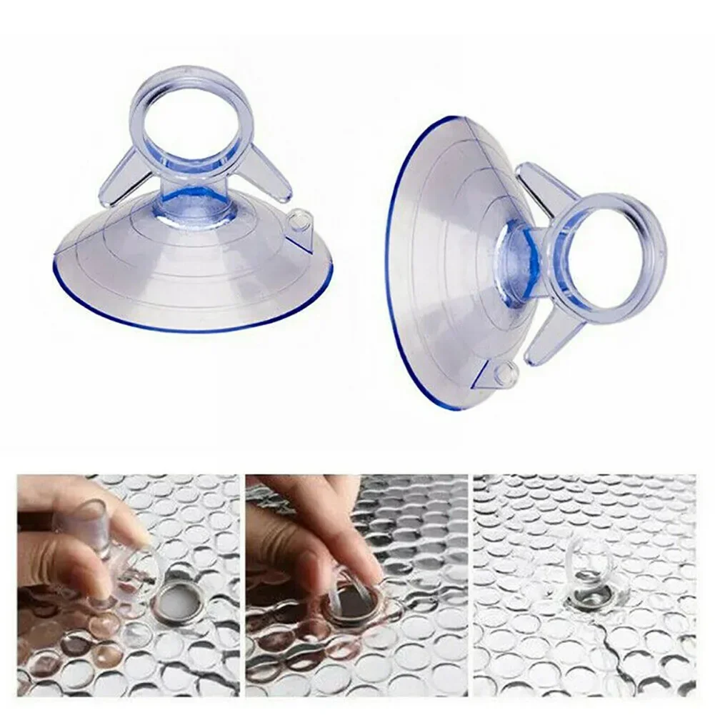 20pcs Car PVC Clear Suction Cup Sucker PVC Bathroom Hook Sunshade Suction Cup Wall Hanger Sucker Interior Accessories