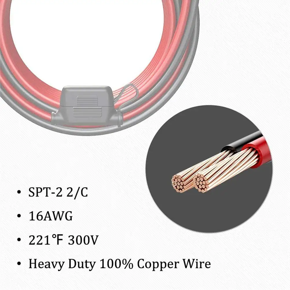 12V Battery Charger Cable For Motorcycle Battery Terminal SAE Quick Extension Cord Connector