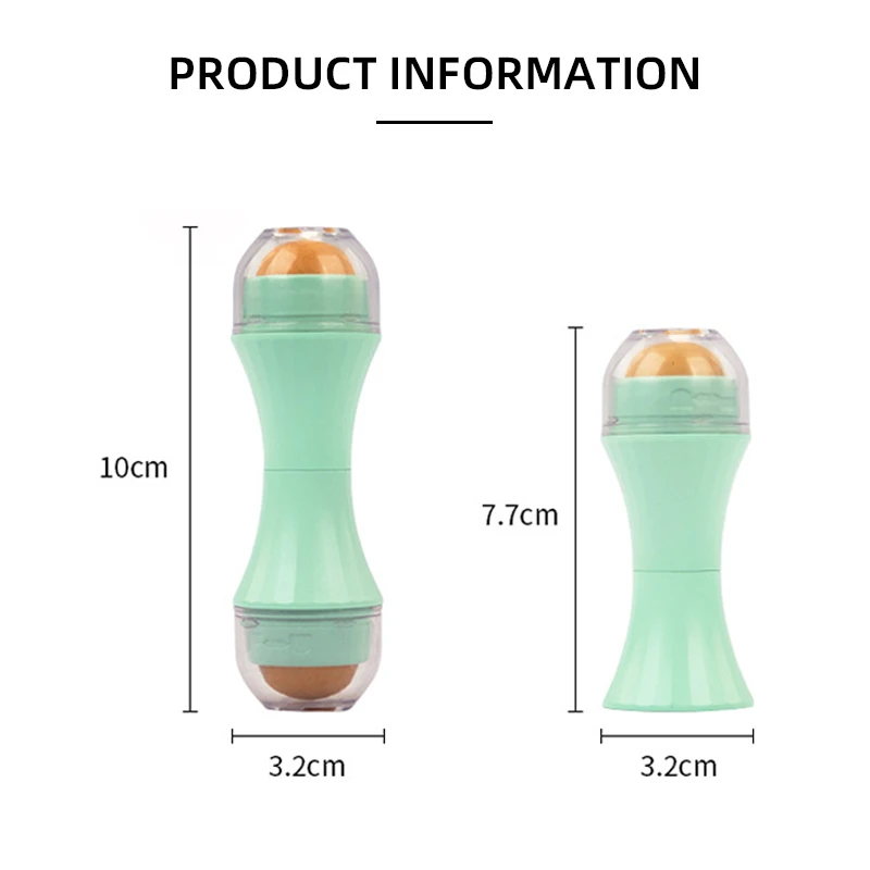 Natural Volcanic Face Roller Absorbing 2 in 1 Oil Control Matte Makeup Skin Care Tool Facial Cleaning Oil Absorption Roller Ball