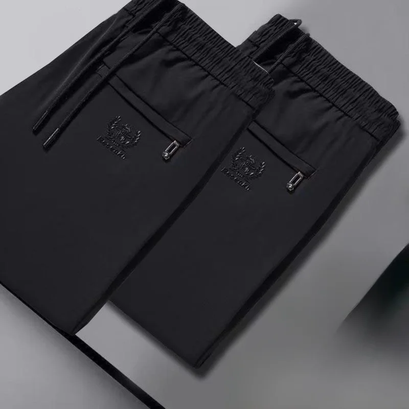 Black + black real ice silk quick-dry high-elasticity 2-pack (7)