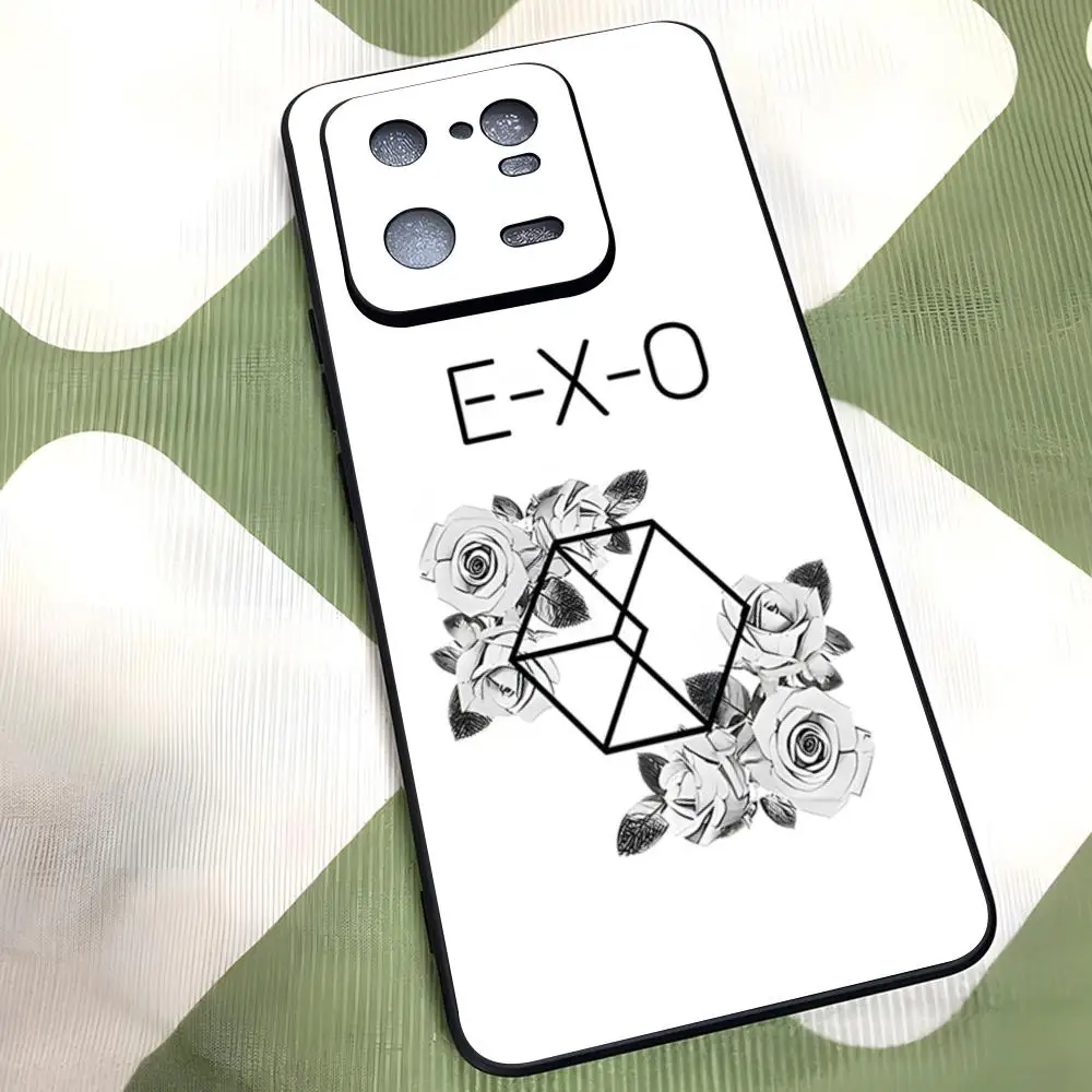 Kpop EXO Silicone Phone Case Stylish Cover