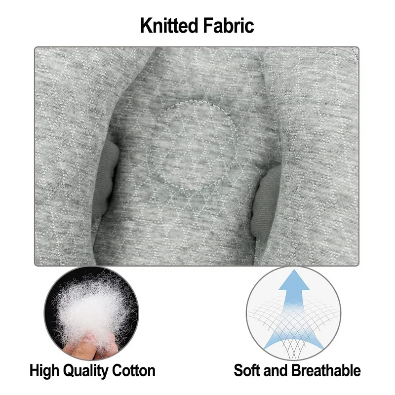 Baby Head Neck Support Pillow Upgraded Baby Support Pillow Baby Travel Pillow for Stroller Car Seat Neck Protection for Newborn 5