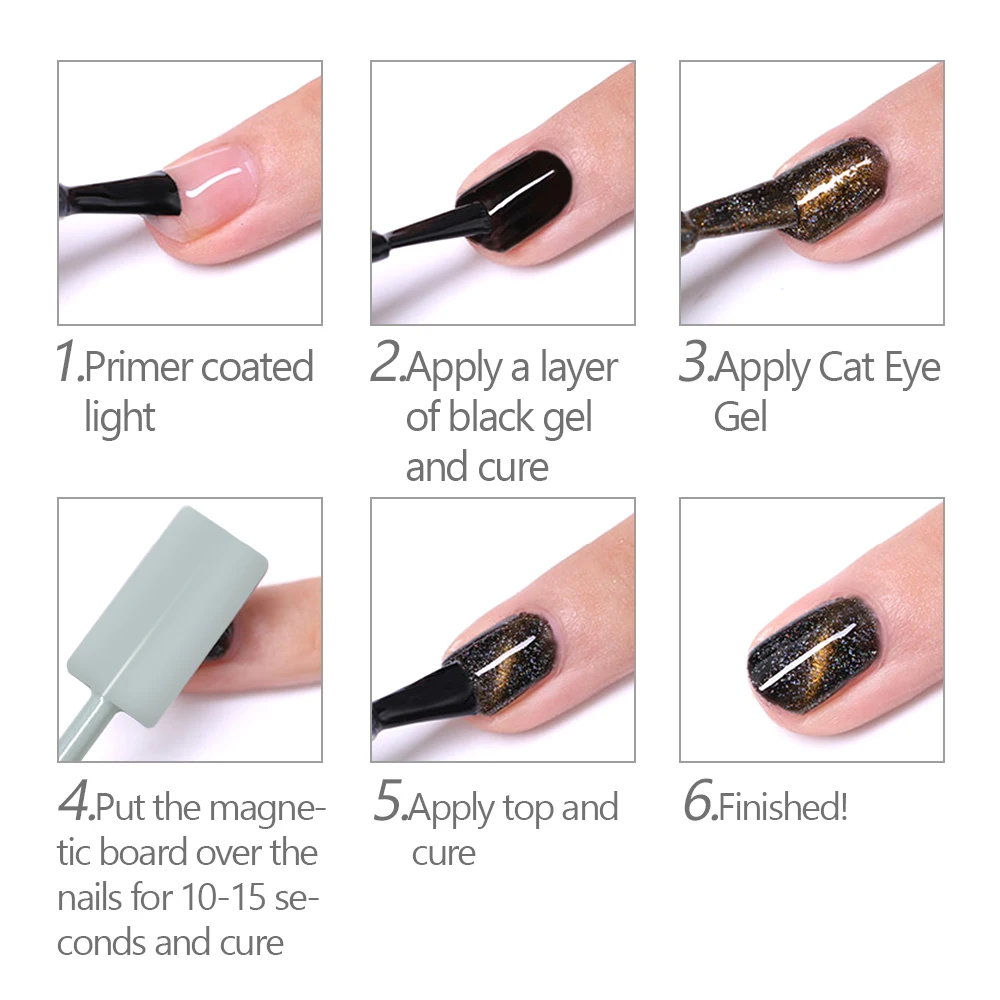Cat Eye Nail Tool Magnet Stick 3D Line Effect for Cat Eye Gel Polishing