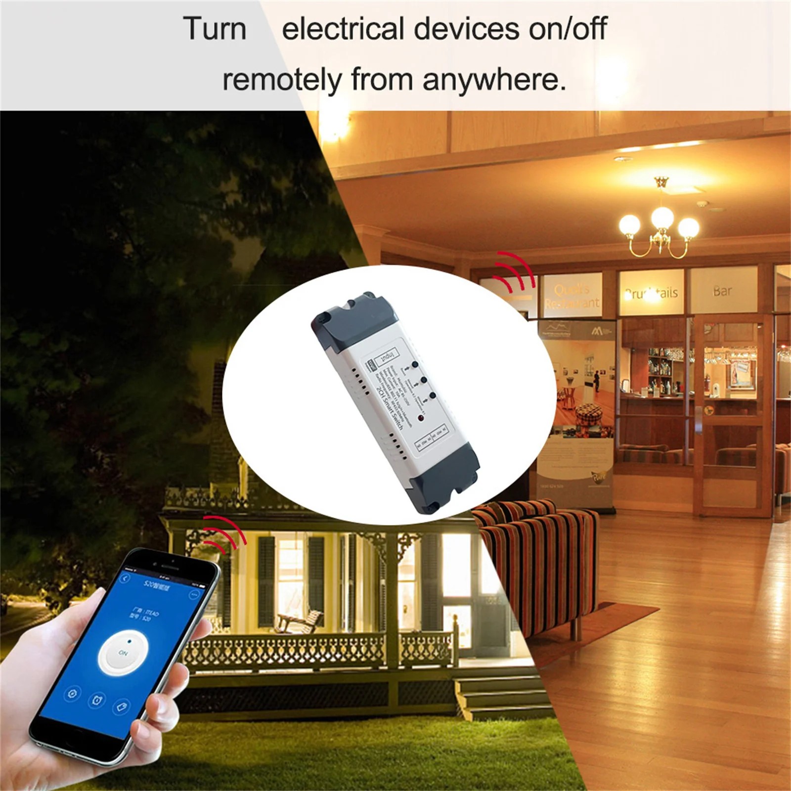 Tuya Smart Life WiFi Switch 90-250V Dry Contact Relay InterLock/ Selflock/ Momen