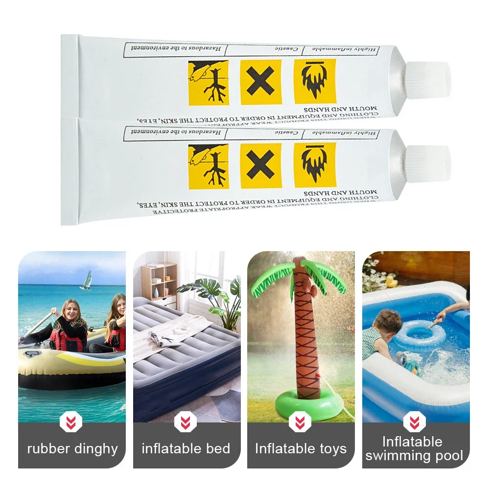 Super Glue 30ml/60ml Puncture Repair Patch Glue Repair Kit Waterproof PVC Glue for PVC Boats Inflatable Toys Swimming Ring Kayak super glue silicone glue sealant glue thermal glue acrylate glue
