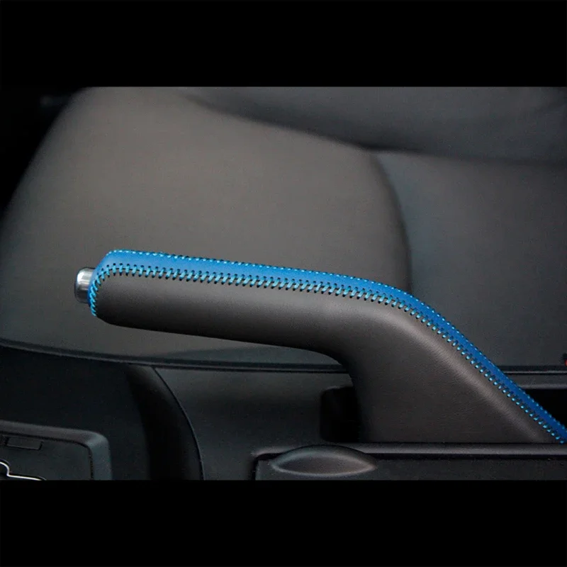 Genuine Leather Case Handbrake Cover For Mazda 3 hand brake cover