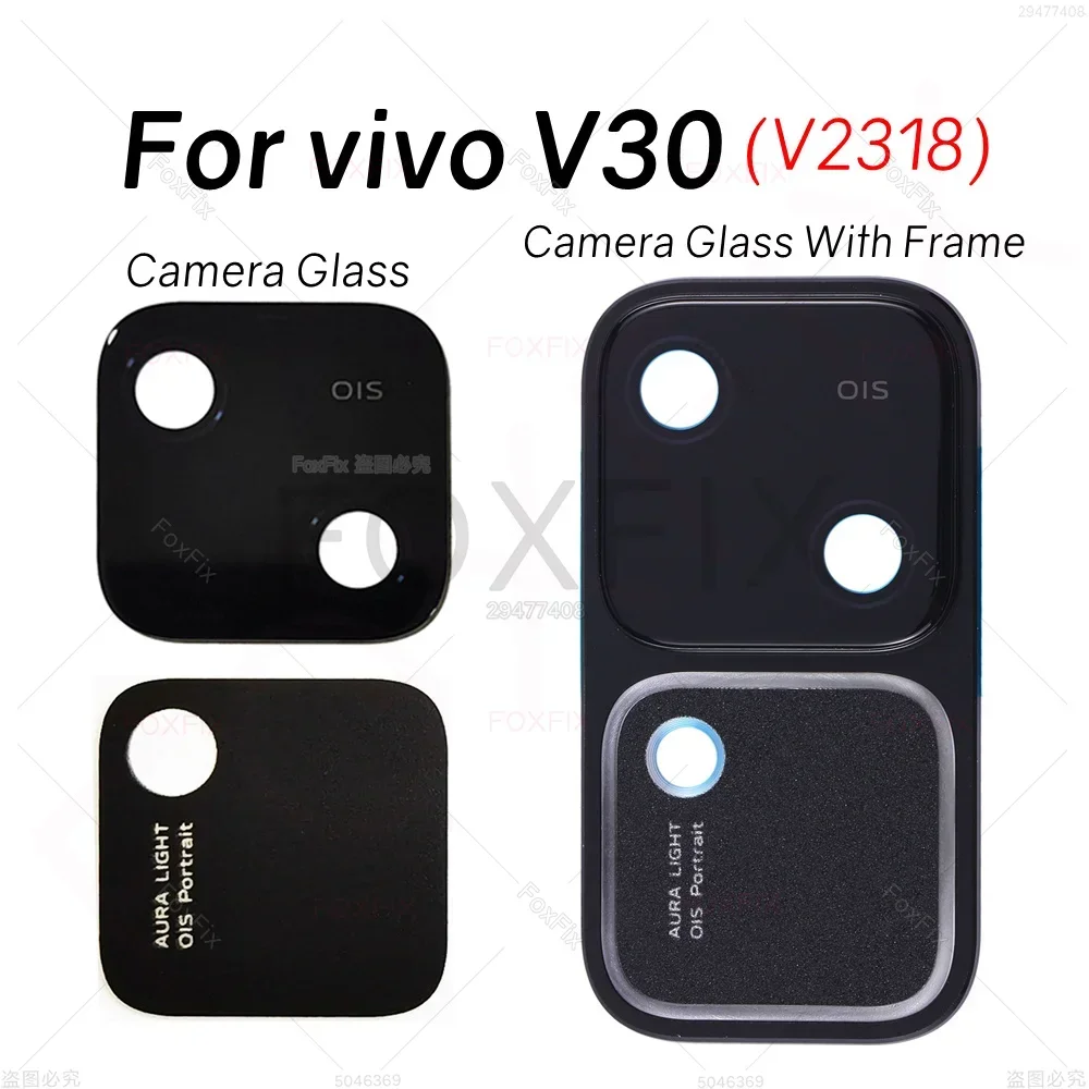 Back Camera Lens For vivo V30 5G V2318 Rear Camera Glass