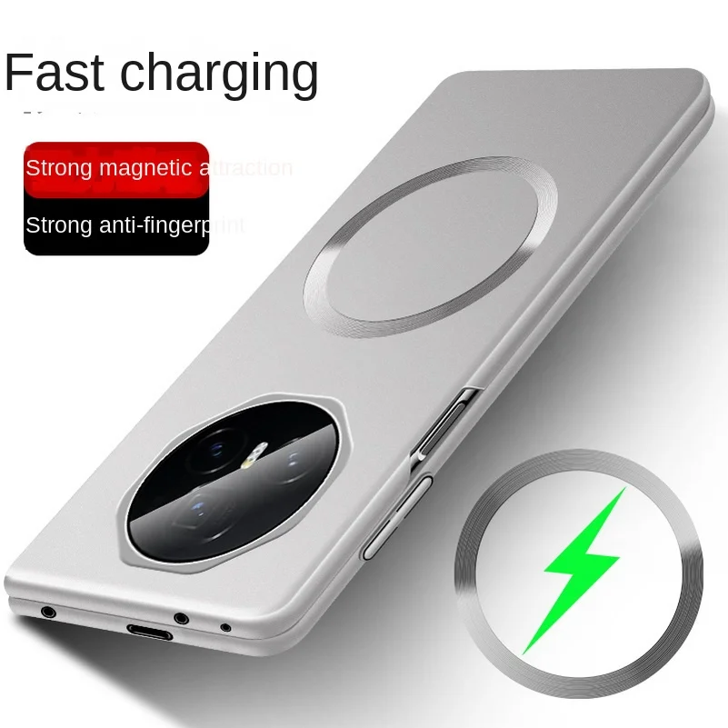Ultra-Thin MagSafe Magnetic Phone Case with Slim Bezels and Hard Camera Protection