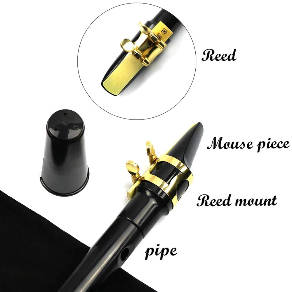 Pocket Saxophone Mini Sax Portable Woodwind Instrument Professional instruments Carrying for Amateurs professional performers